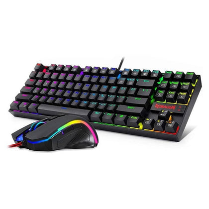 Redragon K552 Rgb Keyboard & M607 Mouse Combo “ 2-In-1 Gaming Set