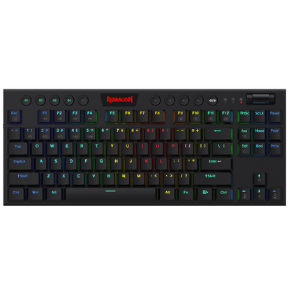 Redragon K621 Horus Tkl Rgb Wireless Gaming Keyboard “ Black