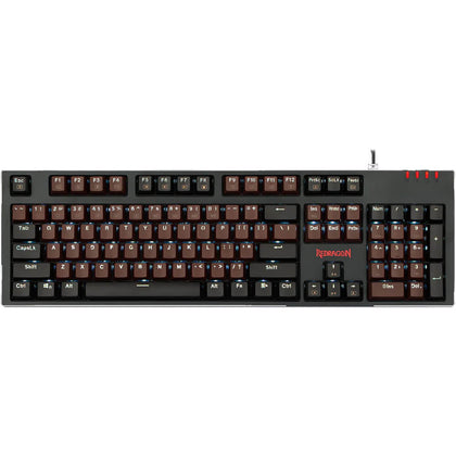 Redragon K592 Amsa Mechanical Gaming Keyboard “ Black Switches, White Backlight