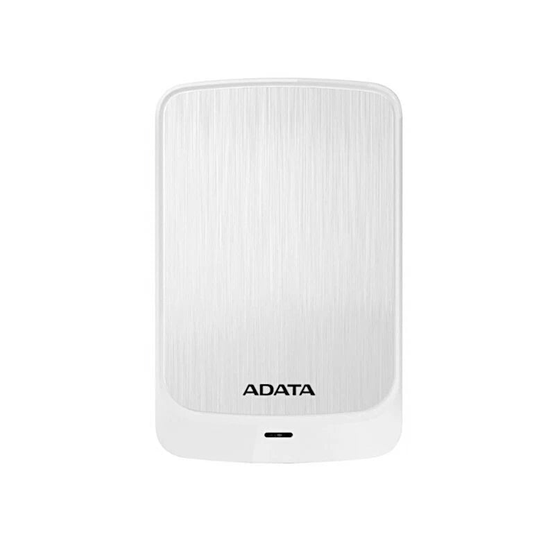 ADATA HV320 2TB White Slim External Hard Drive | AHV320-2TU31-CWH