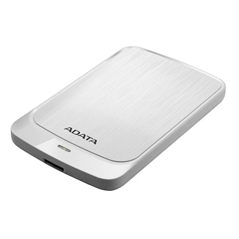ADATA HV320 2TB White Slim External Hard Drive | AHV320-2TU31-CWH